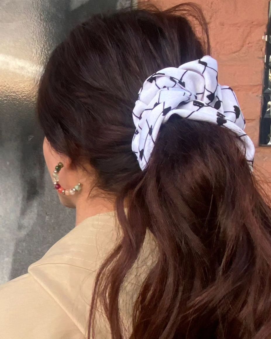 Keffiyeh pattern hair band