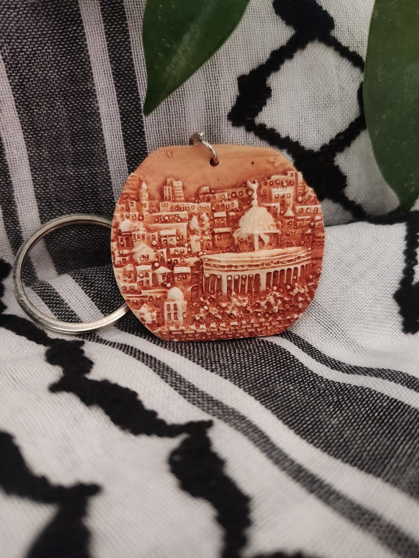 Jerusalem City Keychain