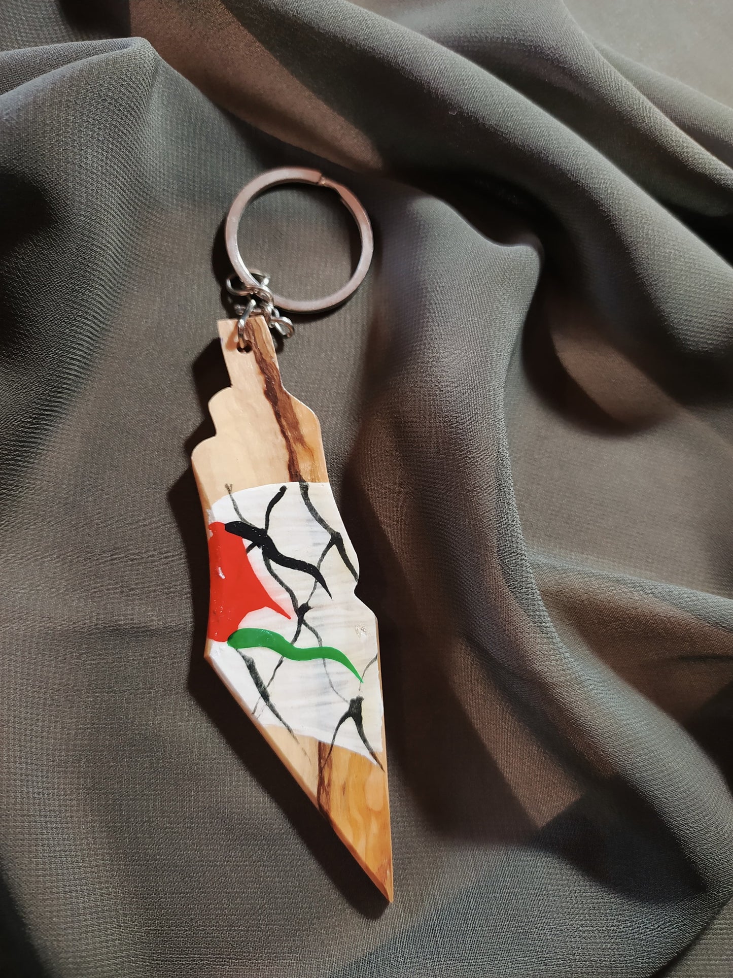 Wooden keychain