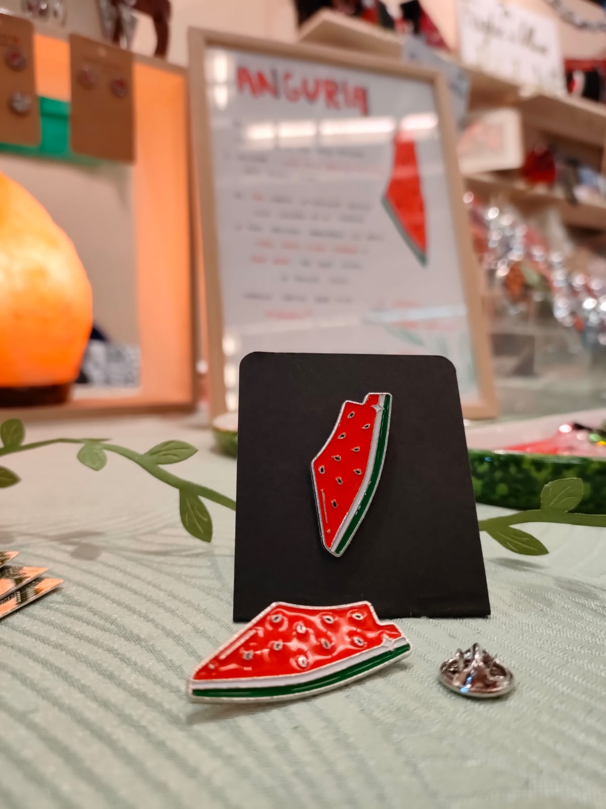Palestine Shape Pin