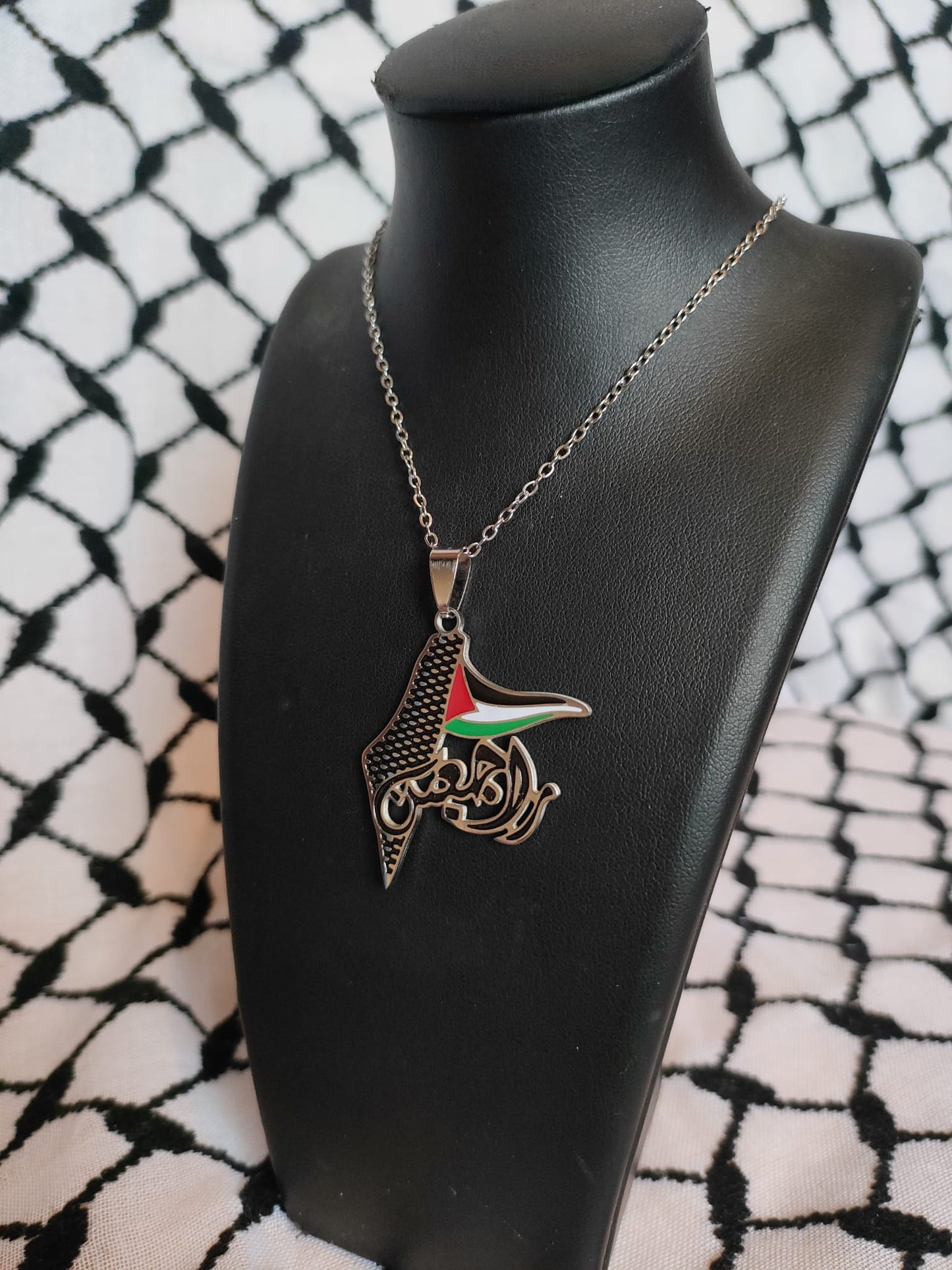 Keffiyeh necklace