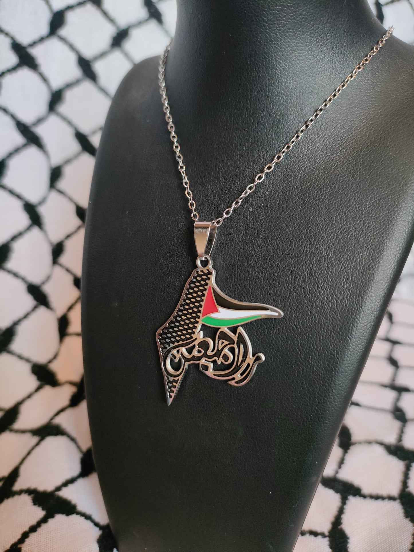 Keffiyeh necklace