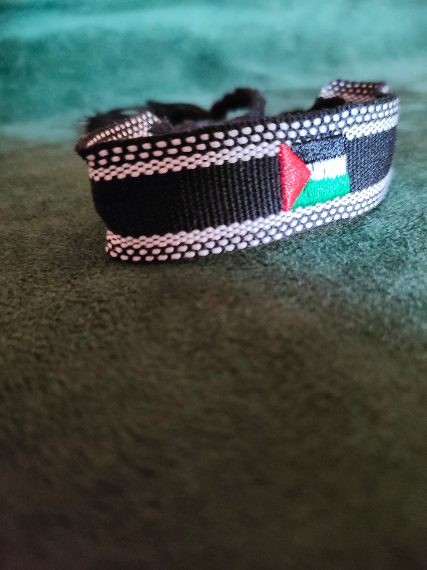 Palestinian flag fabric bracelet 🇵🇸