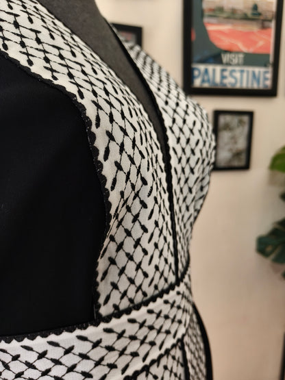 Kimono con ricamo kefiah